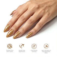 تحميل الصورة إلى عارض المعرض، P2931 – Butterscotch Burst Duo Pack – TPO &amp; HEMA Free Gel Polish &amp; Nail Lacquer (15ml each) | Long-Lasting, High-Gloss Nail Polish Set