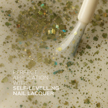 Load image into Gallery viewer, L 2937 Glittery Green Nail Polish – 15ml | High Gloss, Gel Like Finish Sparkling Green Nail Polish | Glitter Green Nail Lacquer