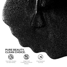 Load image into Gallery viewer, N3020 – I am High Already Gel Polish – 15 ml | Long-Lasting, High Gloss Black Glitter Nail Polish Gel