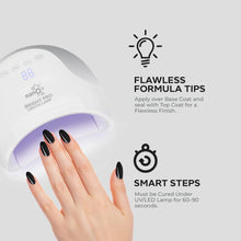 Load image into Gallery viewer, N3020 – I am High Already Gel Polish – 15 ml | Long-Lasting, High Gloss Black Glitter Nail Polish Gel