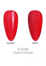 Load image into Gallery viewer, N-3026-Vivid Crimson Gel Polish 15ml
