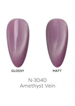 Load image into Gallery viewer, N-3040-Amethyst Vein Gel Polish 15ml
