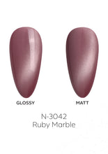 Load image into Gallery viewer, N-3042-Ruby Marble Gel Polish 15ml
