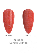 Load image into Gallery viewer, N-3050-Sunset Orange Gel Polish 15ml
