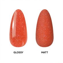 Load image into Gallery viewer, N3050 – Sunset Orange Gel Polish – 15ml | Long-Lasting, High Gloss Bright Orange Glitter Nail Polish Gel