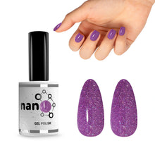 Load image into Gallery viewer, N3054 – Plum Passion Gel Polish – 15ml | Long-Lasting, High Gloss Glitter Purple Nail Polish Gel