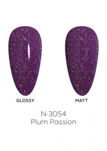 Load image into Gallery viewer, N-3054-Plum Passion Gel Polish 15ml
