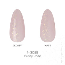 تحميل الصورة إلى عارض المعرض، طلاء جل N-3058-Dusty Rose 15 مل 