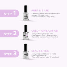 Load image into Gallery viewer, N3066 – Lavender Haze Gel Polish – 15ml |TPO &amp; HEMA Free Long-Lasting, High Gloss Pastel Lavender Nail Polish Gel