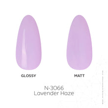 Load image into Gallery viewer, N3066 – Lavender Haze Gel Polish – 15ml |TPO &amp; HEMA Free Long-Lasting, High Gloss Pastel Lavender Nail Polish Gel