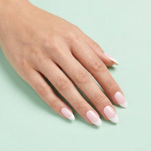 تحميل الصورة إلى عارض المعرض، Nano® Barely French Pressed on Nails - 24pcs with Glue | Instant Gel-Like Shine, Chrome French Glossy Fake Nails Set