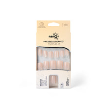تحميل الصورة إلى عارض المعرض، Nano® Celestial Blush Pressed on Nails - 24pcs with Glue | Instant Gel-Like Shine, Nude Beige Glossy Fake Nails Set