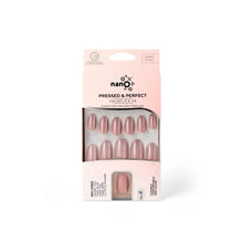 تحميل الصورة إلى عارض المعرض، Nano® Emerald Panther Gaze Pressed on Nails - 24pcs with Glue | Instant Gel-Like Shine, Nude Pink Glossy Fake Nails Set