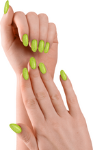 Load image into Gallery viewer, Lime Sparkle Rubber Base Coat 15ml
