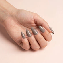 تحميل الصورة إلى عارض المعرض، Nano® Mauve Muse Pressed on Nails - 24pcs Self-Adhesive | Soft Brown Mauve Finish, Glossy Natural Fake Nails Set