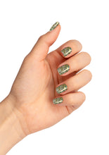 Load image into Gallery viewer, N-2937-Glittery Green Gel Polish 15ml
