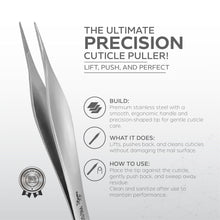 تحميل الصورة إلى عارض المعرض، Nano Pro Cuti Pull – 116 mm | Precision Stainless Steel Tweezer for Ingrown Nail Care