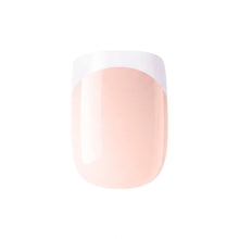 Load image into Gallery viewer, Nano® Parisian Whisper Pressed on Nails - 24pcs with Glue | Instant Gel-Like Shine, Soft Pink French Tip Fake Nails Set