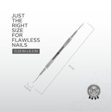 Load image into Gallery viewer, Nano Pro Cuti File – 161mm | Dual-Ended Stainless Steel Nail File for Precision Pedicure Care