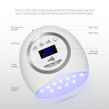 تحميل الصورة إلى عارض المعرض، Nano® Spectra Cure UV LED Nail Lamp – 48W Professional Gel Curing Light with Dual Spectrum LEDs &amp; Smart Timer