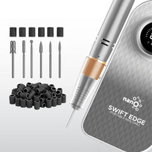 تحميل الصورة إلى عارض المعرض، Nano® SWIFT EDGE Portable Nail Drill – 30,000 RPM | Professional Electric Nail File with LCD Display