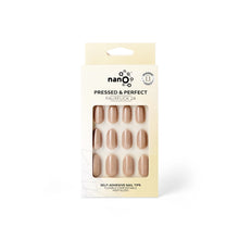 تحميل الصورة إلى عارض المعرض، Nano® Toffee Glow Pressed on Nails - 24pcs Self-Adhesive | Warm Caramel Nude Fake Nails Set